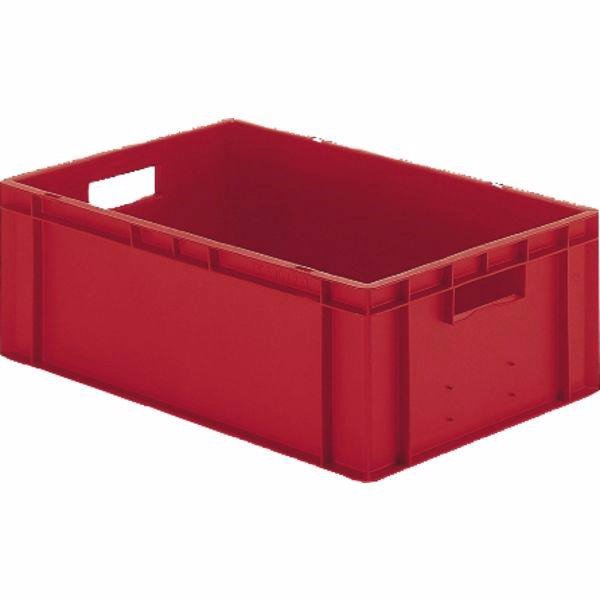 Gastro Přepravka plast 60 × 40 × 32 cm, červená