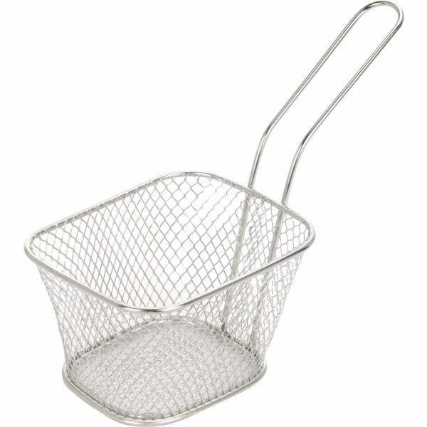 Gastro Košík pro servírování jídla nerez 10,5 x 8,5 x 7 cm