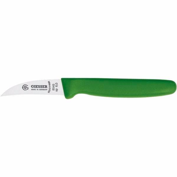 Giesser Messer nůž na zeleninu 6 cm zelený