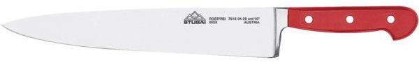 Stubai Nůž kuchyňský 26 cm červený