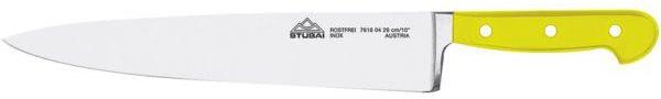 Stubai Nůž kuchyňský 26 cm žlutý