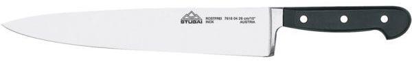 Stubai Nůž kuchyňský široký 26 cm černý