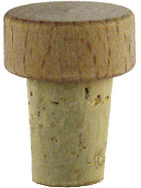 Gastro Špunt korkový s hlavičkou 12 ks, 15mm
