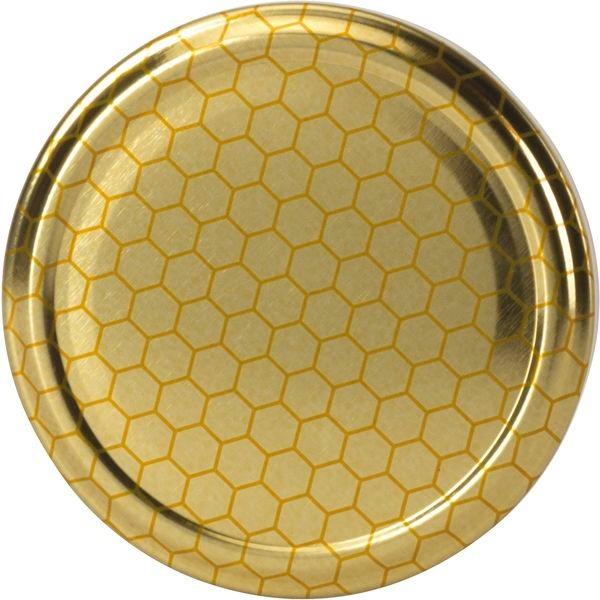 Gastro Šroubovací víčka set 10 ks, včelí plástev 82 mm
