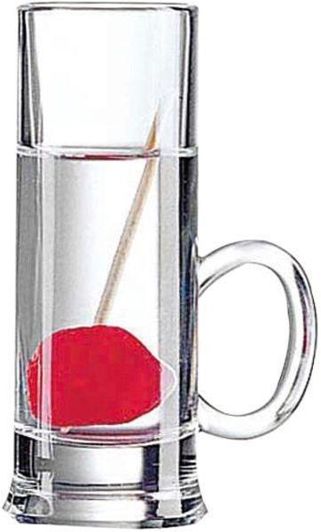 Arcoroc Sklenice na pálenku s uchem Island 60 ml cejch 2 + 4 cl, 6 ks