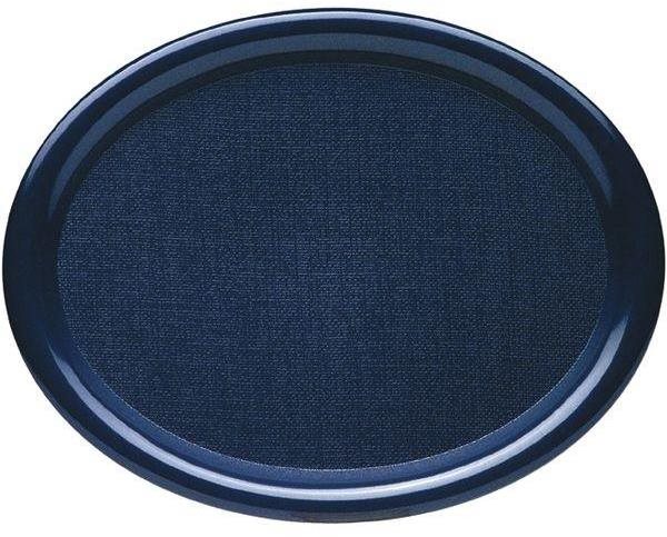 Waca Tác podnos oválný 26x20 cm plast modrý