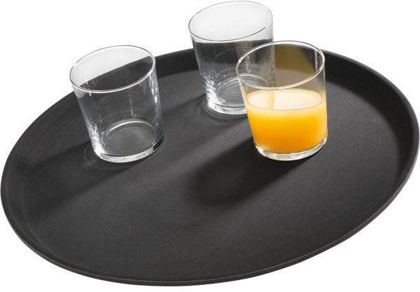 APS Tác podnos 35,5 cm, kulatý, černý