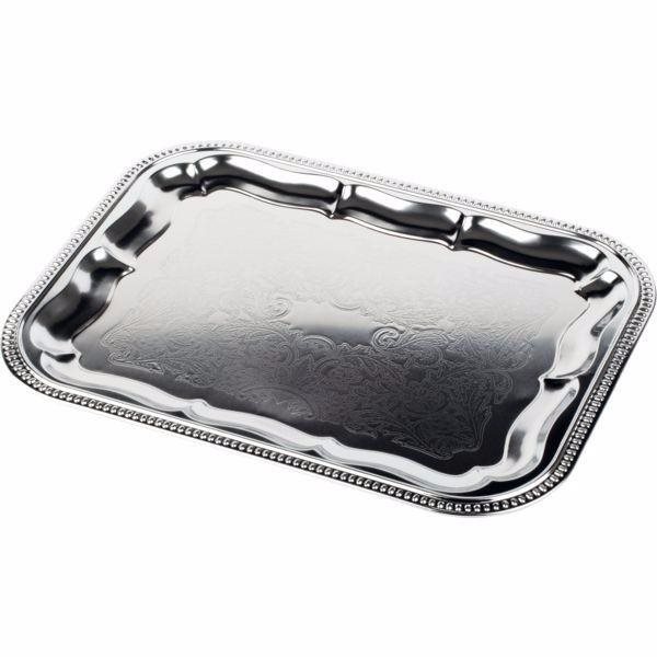 APS Servírovací tác 41x31 cm obdélník chromovaný