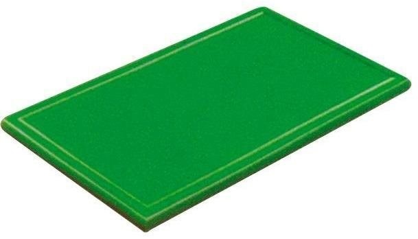 Gastro Prkénko krájecí plastové 53x32,5x2 cm GN 1/1, s drážkou, zelené