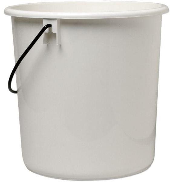 Gastro Kbelík pevný 15 l bez víka, bílá