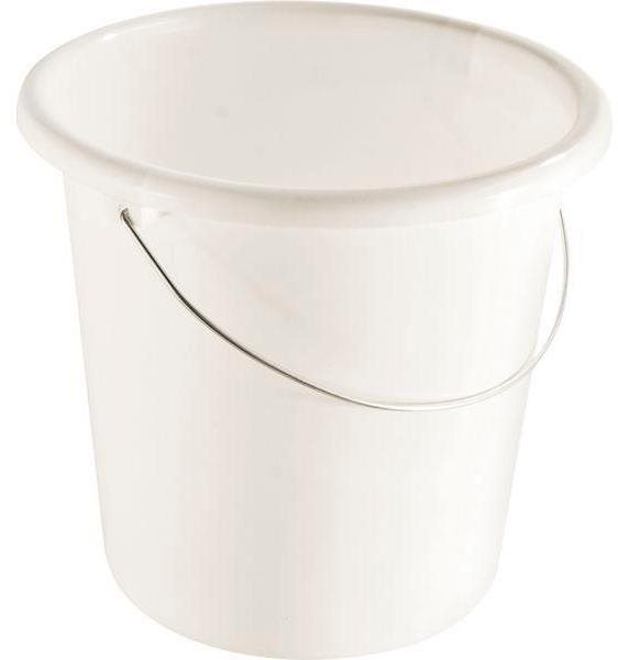 Gastro Kbelík plastový 5 l, bílá