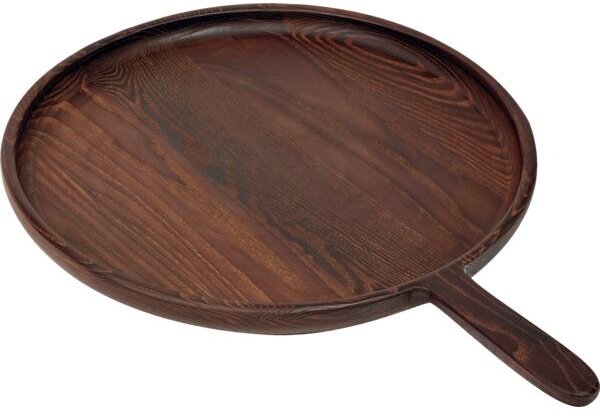 SERAX Pure Podnos s rukojetí Dark Brown / Wood 48,6 × 35 cm