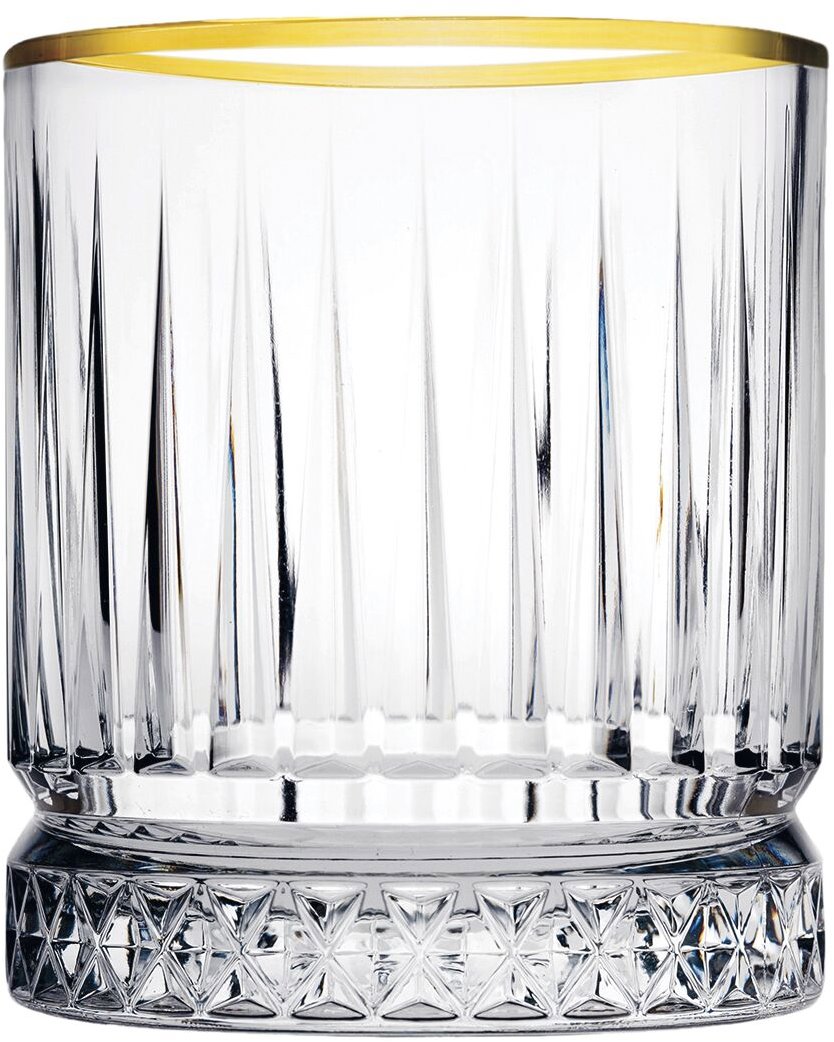 Pasabahce Elysia Gold Sklenice na whisky, 0,21 l, balení 4 ks