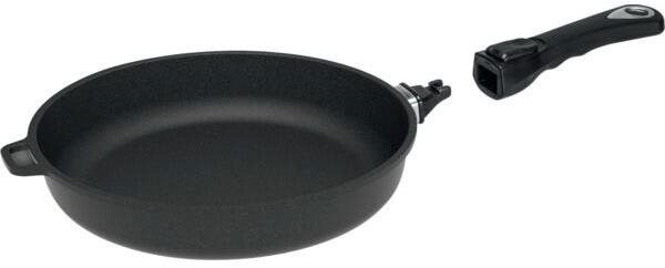 AMT Gastroguss Litinová pánev 28 cm, vhodná na indukci, s odnímatelnou rukojetí
