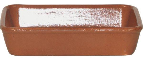 Gastro miska servírovací na lasagne 14 × 19 cm hnědá