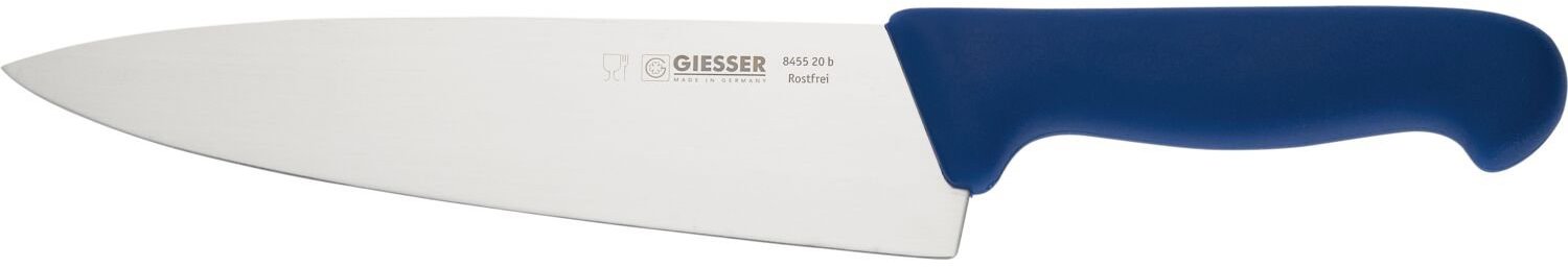 GIESSER Kuchyňský nůž, délka 335 mm, délka čepele 200 mm, modrý