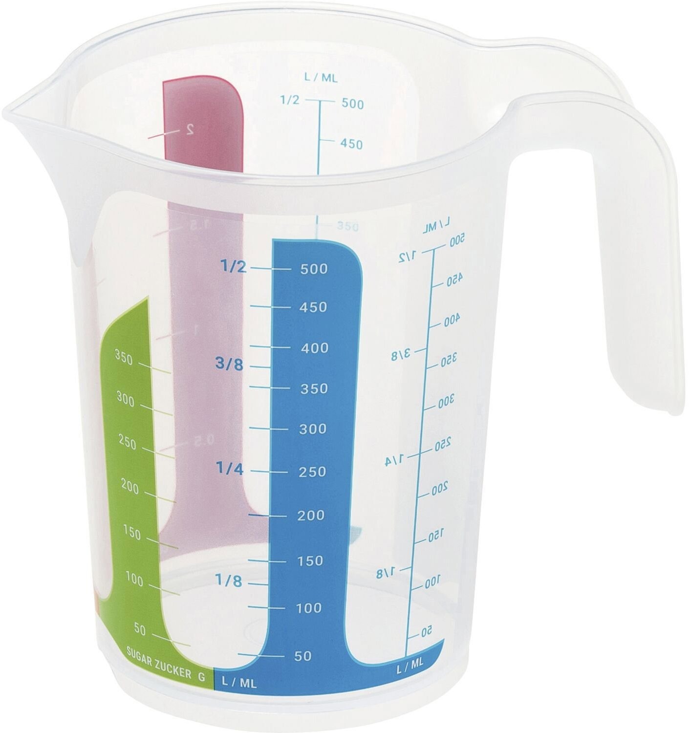 Gastro Dvojdílná odměrka, objem 0,5 + 1 l, plast