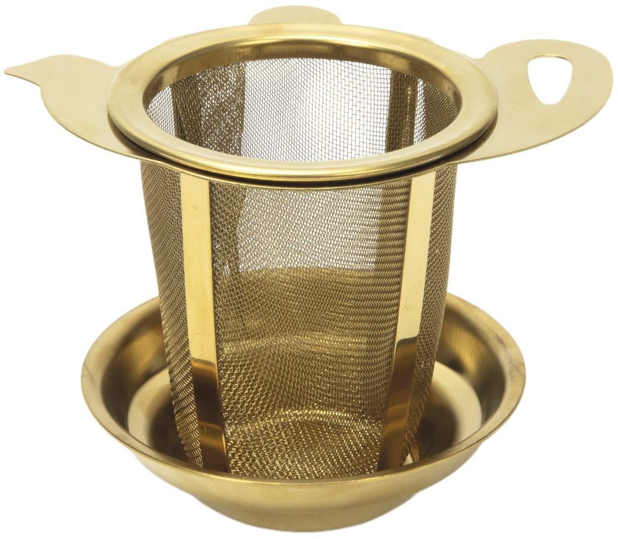 Gastro Čajový filtr 95 × 95 × 75 mm, zlatý
