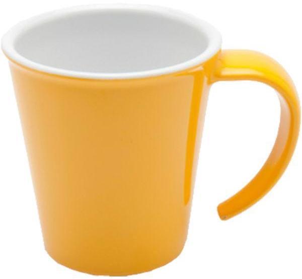 Ornamin Hrnek na kávu plastový 350 ml, žlutý