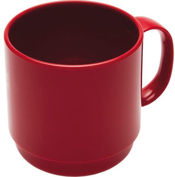 Ornamin Hrnek plastový 250 ml, červený