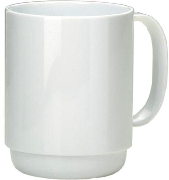 Ornamin Hrnek plastový 350 ml, bílý