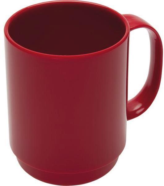 Ornamin Hrnek plastový 350 ml, červený