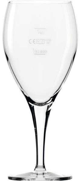 Ilios Sklenice na víno 350 ml, cejch 0,125 l + 0,0625 l, 6 ks
