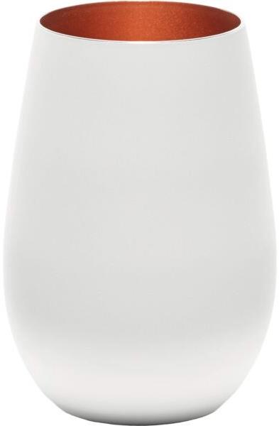 Stölzle Elements Sklenice 465 ml, bílá / bronzová, 6 ks