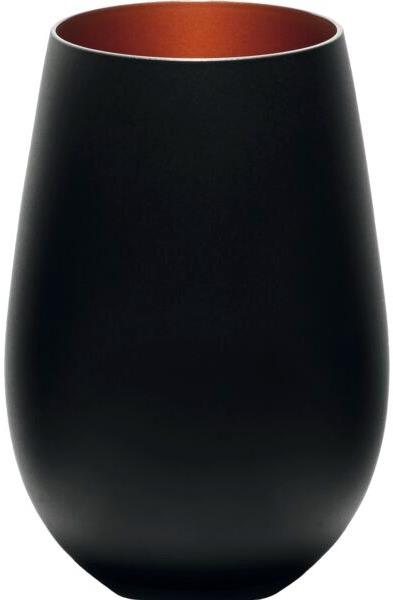 Stölzle Elements Sklenice 465 ml, černá / bronzová, 6 ks