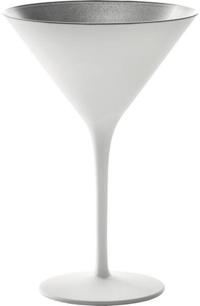 Stölzle Elements Koktejlová sklenice 240 ml, bílá / stříbrná, 6 ks