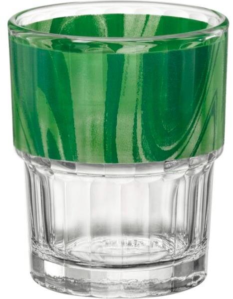 Bormioli Rocco Sklenice stohovatelná Lyon 200 ml, zelená, 12 ks
