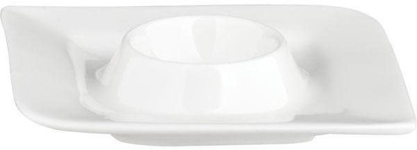 Fantastic Stojánek na vajíčko porcelánový 11 × 11 cm, bílý, 6 ks
