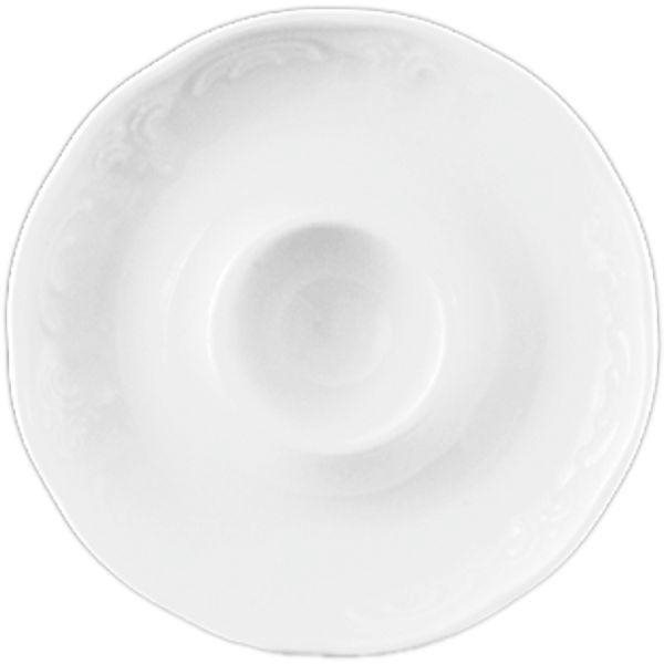Lilien Bellevue Stojánek na vajíčko porcelánový, bílý, 6 ks