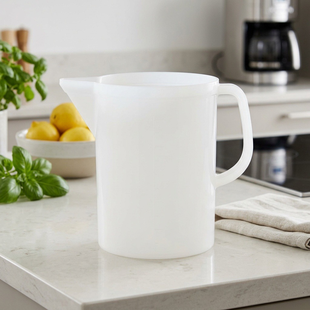 Odměrka plast Gastro 5000 ml, bílá