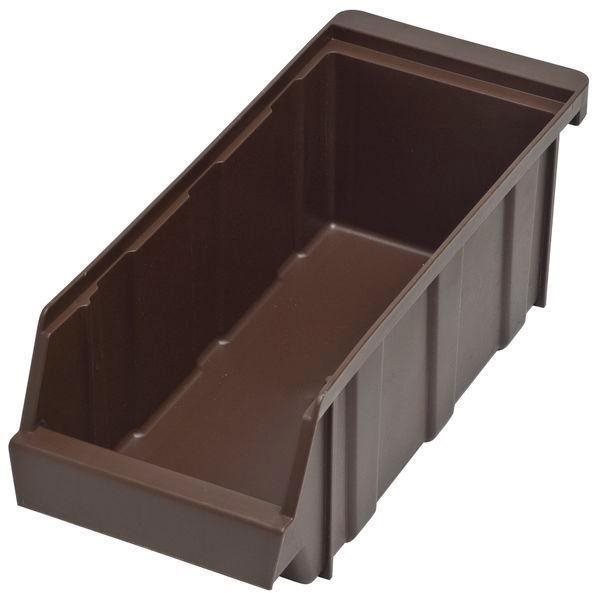 Stojan na příbory plast 305 × 125 × 110 hnědá Cambro