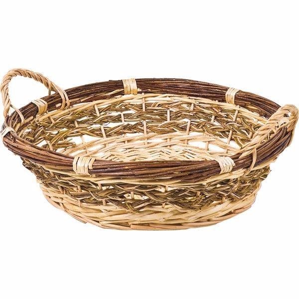 Košík kulatý s uchy 40 cm