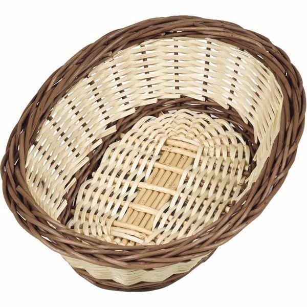 Servírovací košík Gastro 30x24 cm, oválný