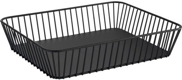 Košík kovový APS Urban 32,5x26,5 cm GN 1/2, černý