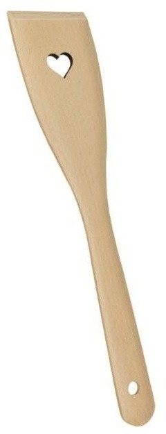 Gastro obracečka dřevěná Srdce 30 cm