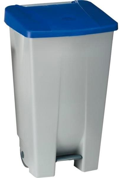 Gastro Odpadkový koš nášlapný 120 l, šedá/modrá