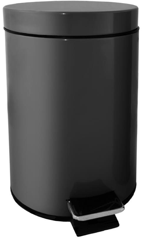 DuraHome Odpadkový koš 3 l, černý