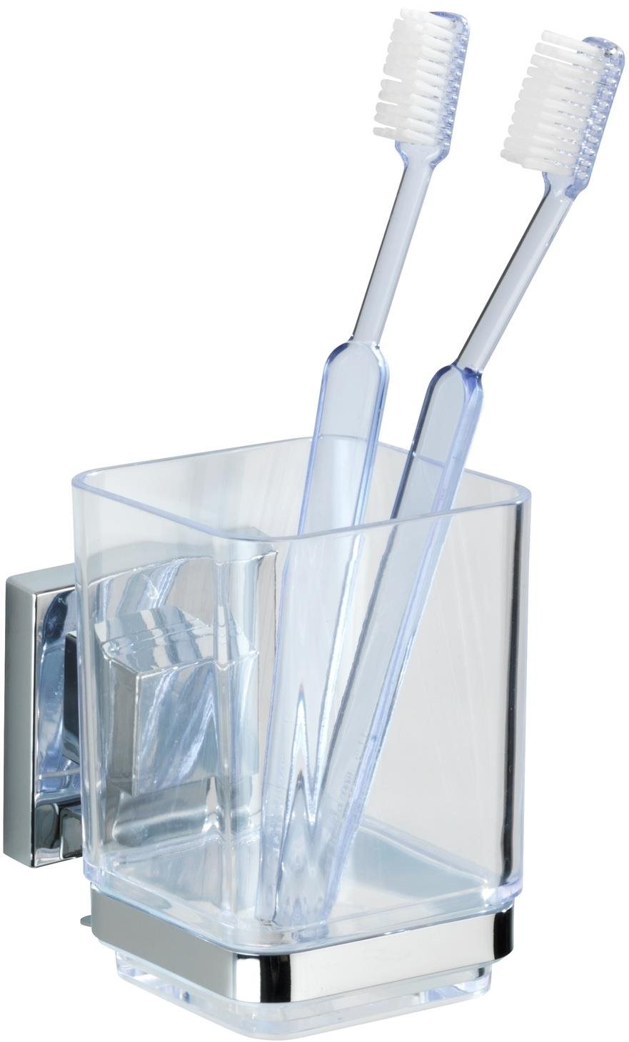 WENKO BEZ VRTÁNÍ VacuumLoc QUADRO - Kelímek, průhledný
