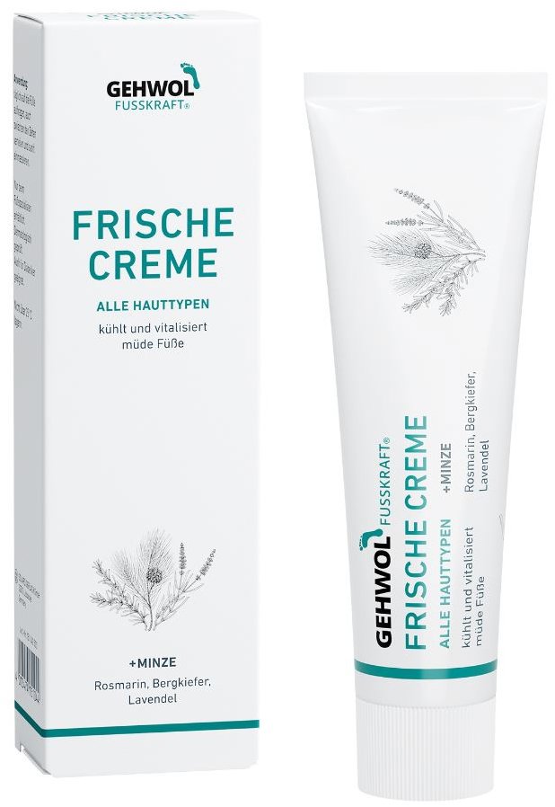 Gehwol Fusskraft Frische Creme Mint Chladivý balzám na nohy 75 ml