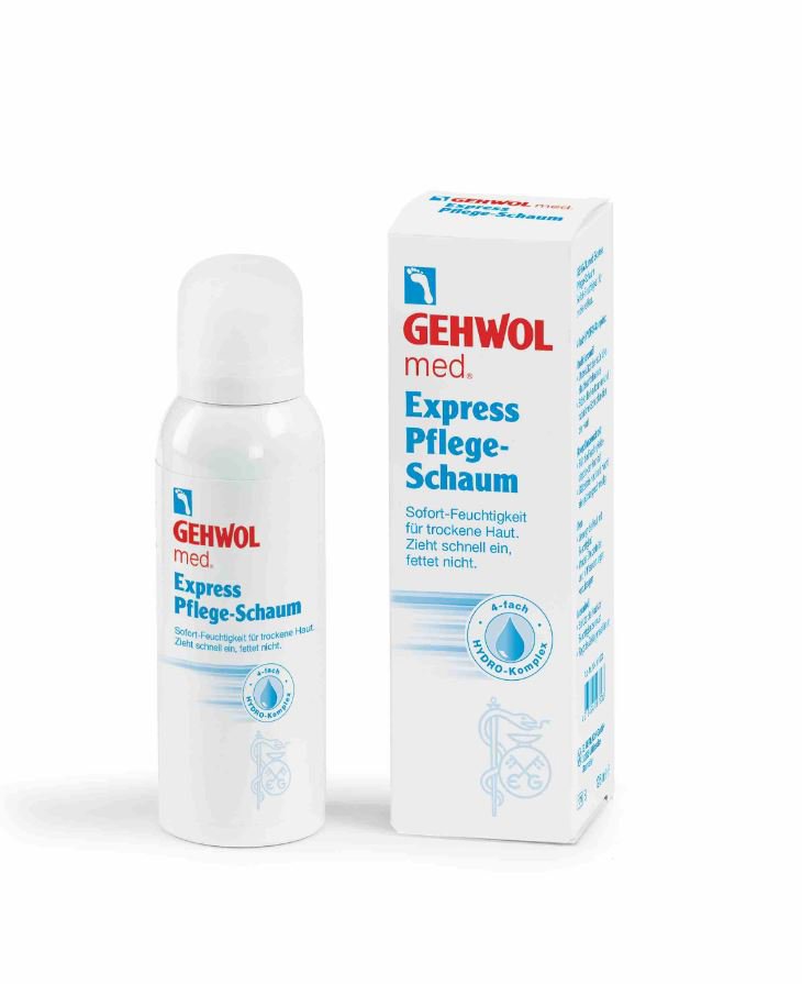 Gehwol med Express Pflege-Schaum Pěna pro normální až suchou pokožku nohou 125 ml