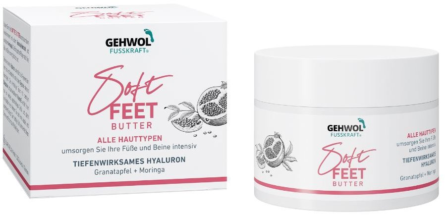 Gehwol Fusskraft Soft Feet Butter Máslo na nohy s výtažkem z granátového jablka 100 ml