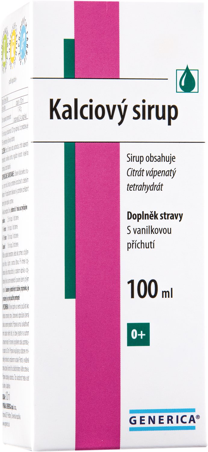 Generica Kalciový sirup 100 ml