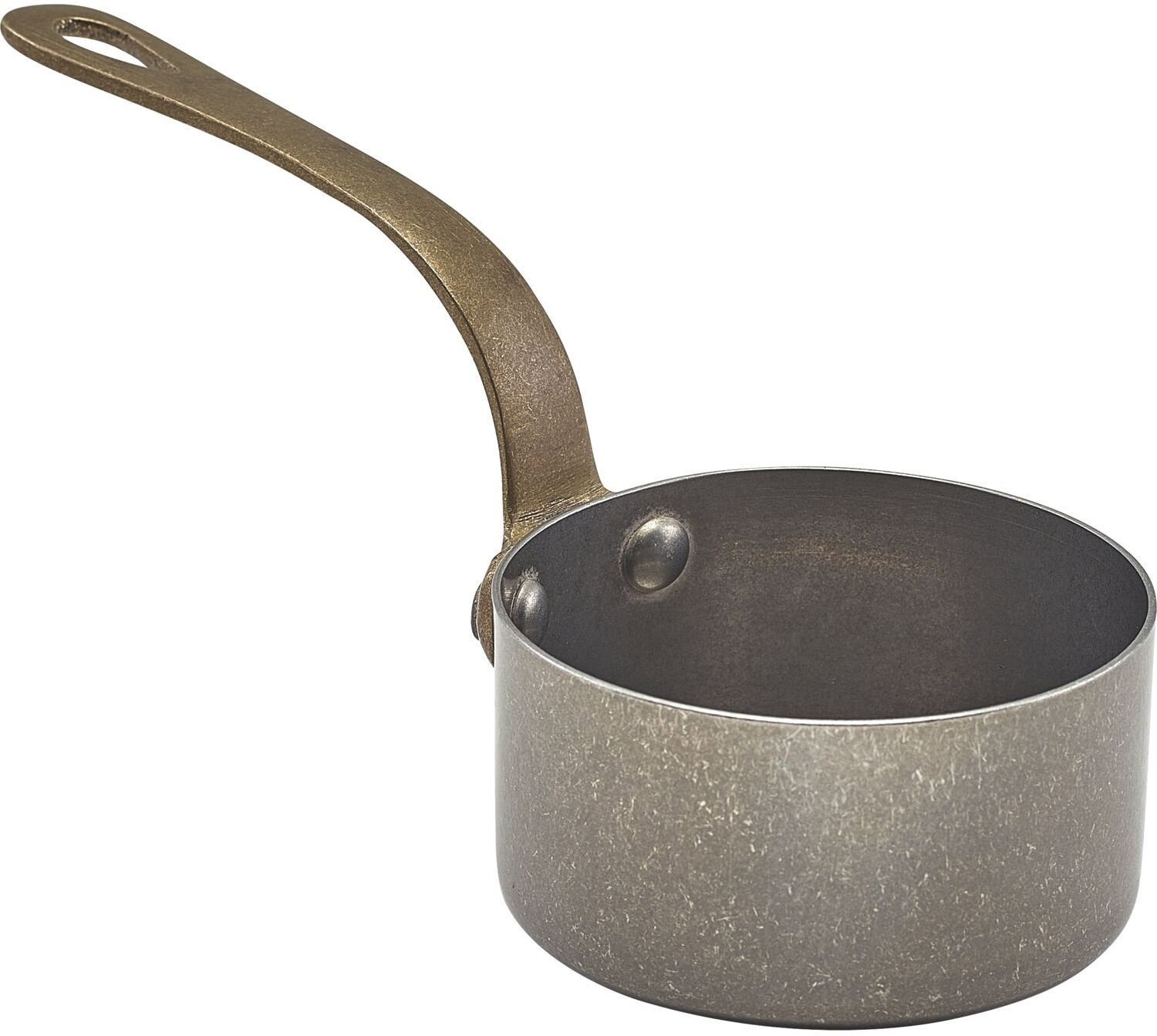 GENWARE Servírovací hrnec, nerez Vintage, objem 0,14 l, výška 4 cm