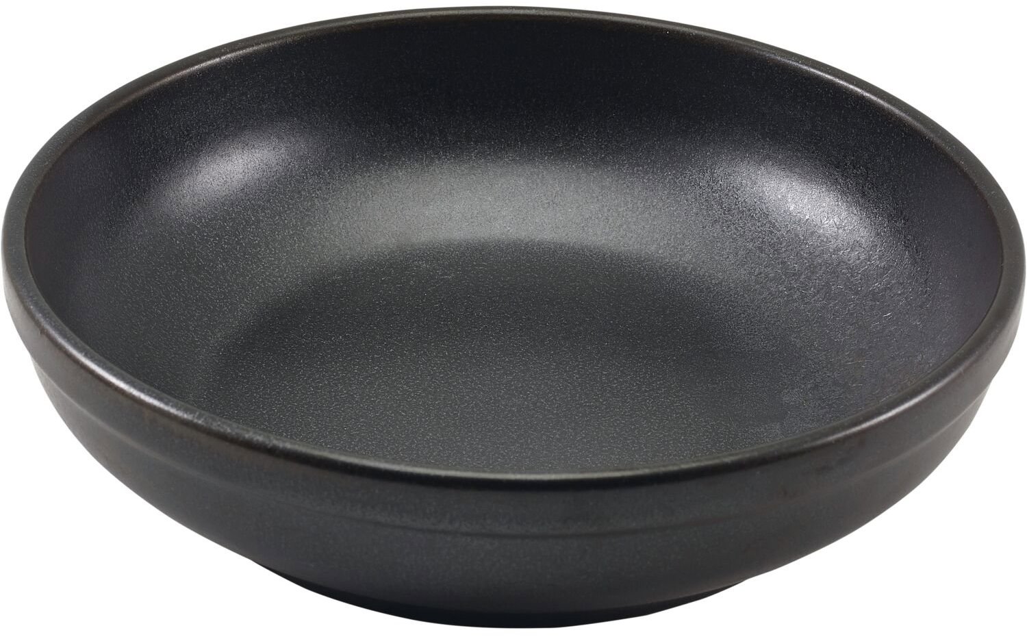 GENWARE Miska porcelánová, výška 58 mm, průměr 225 mm, černá