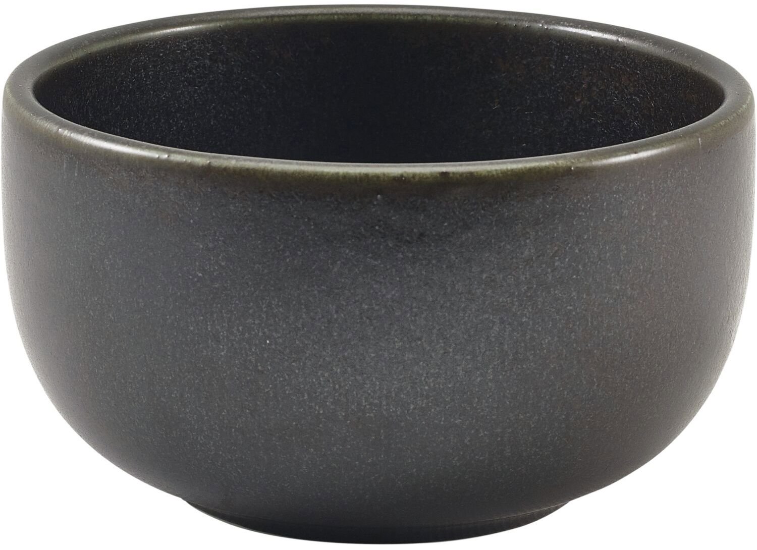 GENWARE Miska porcelánová, výška 75 mm, průměr 124 mm, černá