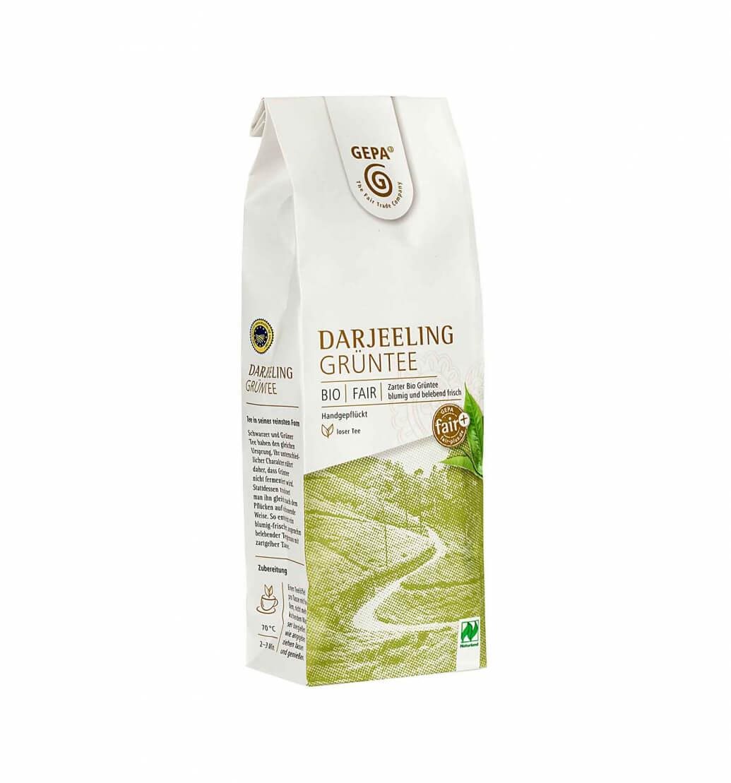 Gepa BIO Fairtrade zelený čaj sypaný Darjeeling exclusive, 100 g